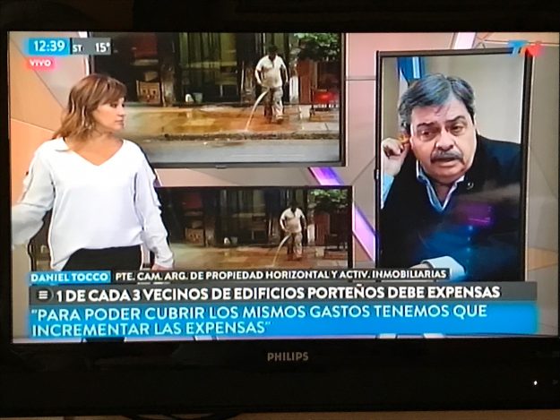 Daniel Tocco. Nota La CAPHyAI en los medios