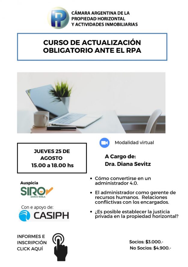 Curso de Actualización 25 de Agosto 2022