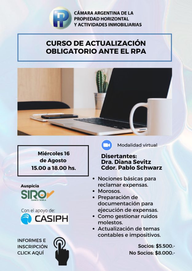 Curso de Actualización Agosto 2023