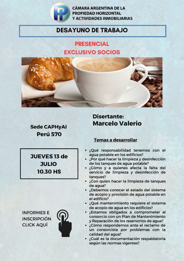 Desayuno de trabajo 13/07/23