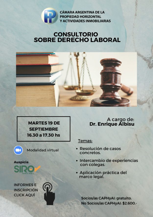 Consultorio Derecho Laboral Septiembre 2023