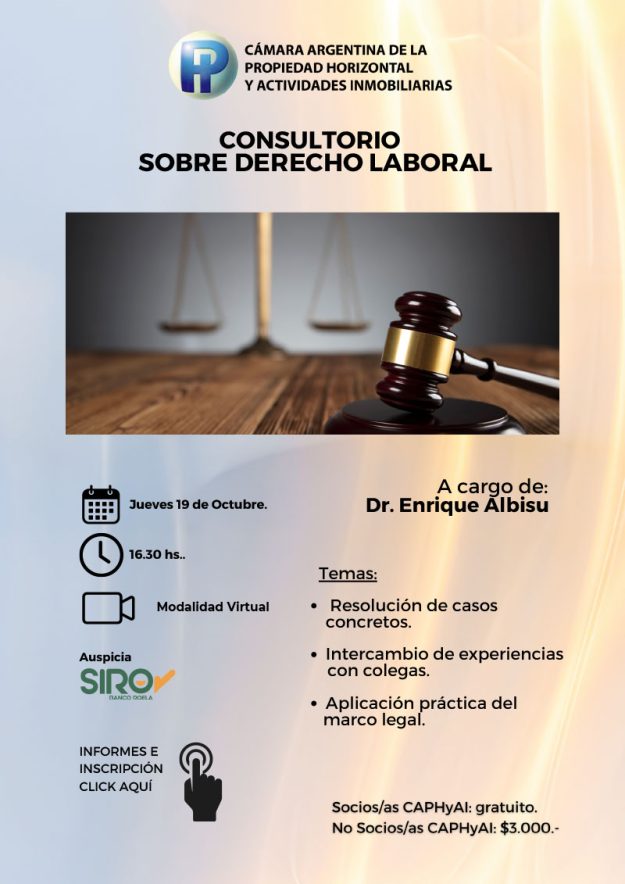 Consultorio Derecho Laboral Octubre 2023